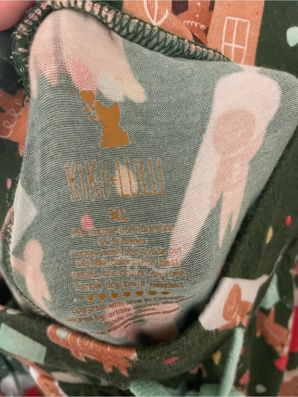 Adults Kiki & Lulu Holiday Themed Pajamas Size XL - Picture 9 of 11